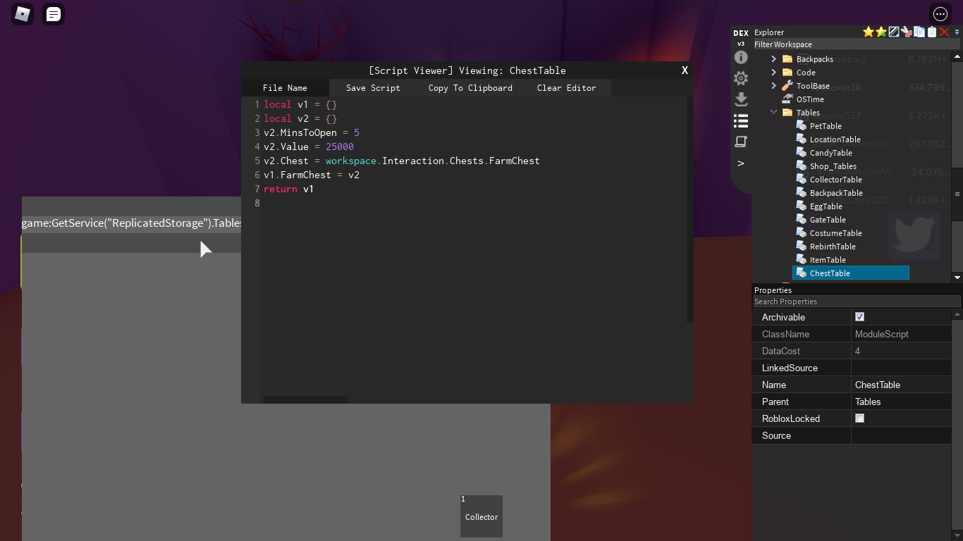 So Uh I Made A Module Script Editor - roblox dex explorer v2 pastebin
