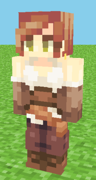 So this is supposed to be a character Minecraft Skin