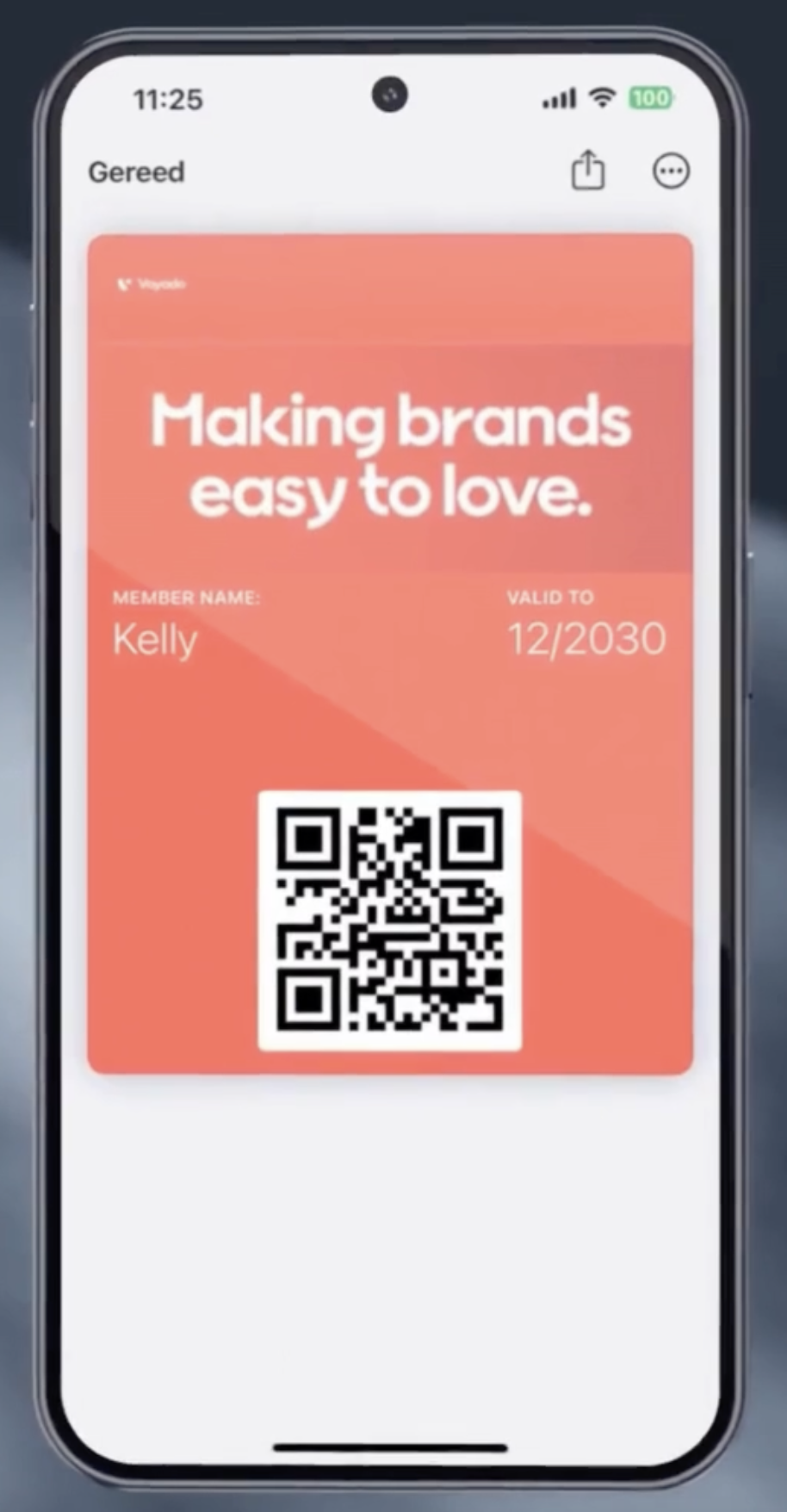 Example of Loyyo QR code