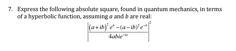 Solved: Express The Following Absolute Square, Found In Qu... | Chegg.com