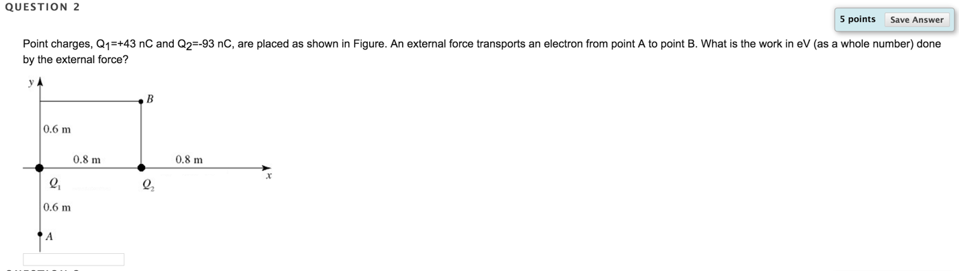 Solved: Point Charges, Are Placed As Shown In Figure. An E... | Chegg.com