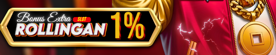 BONUS ROLLINGAN UP TO 1% (SLOT ONLINE)