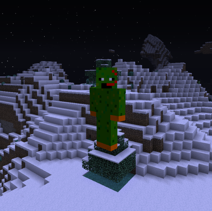The man from the frog minecraft. The man from the frog minecraft