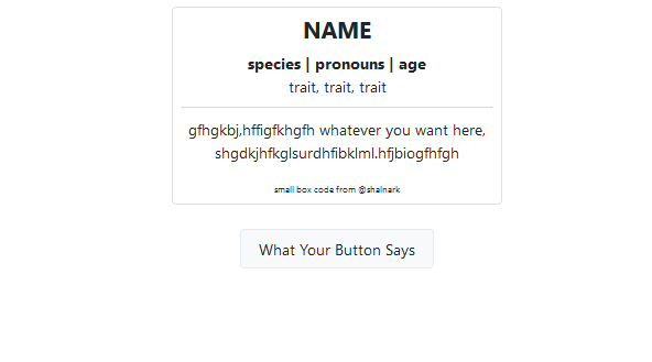Toyhouse Html Buttons Collapsible button help? (solved) on Toyhouse