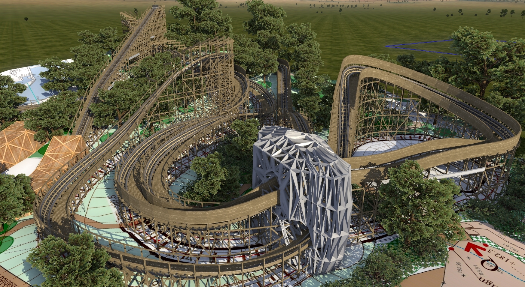 Alton Towers unveils Wicker Man roller coaster