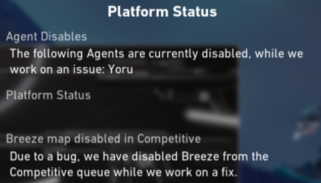 Breeze will be disabled from ranked queues for 2 weeks in VALORANT