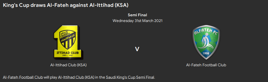 Saudi King's Cup draw puts Al-Hilal against Al-Jabalin