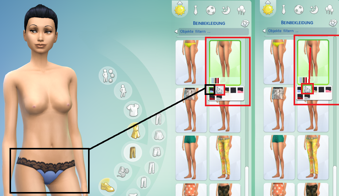 sims 4 nude bottoms