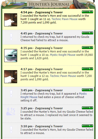 The Mousehunt Guide: Checkmate! - Zugzwang's Tower