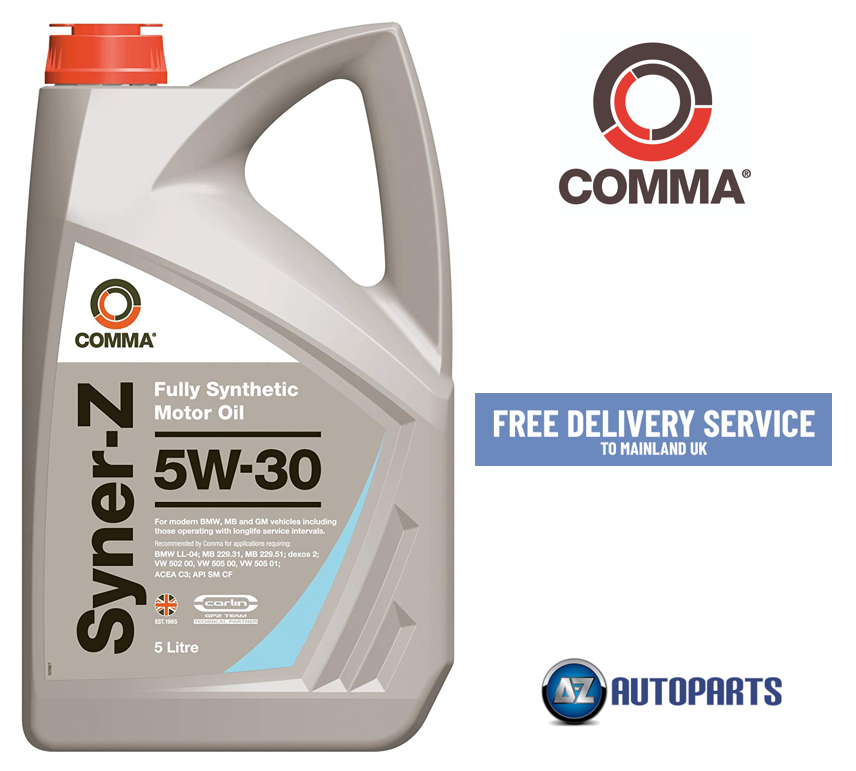 Comma - Syner-Z Motor Oil Car Engine Performance 5W-30 Fully Synthetic ...