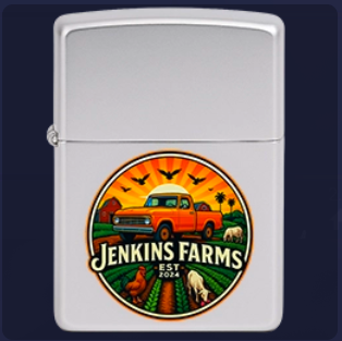 Jenkins Farms Zippo