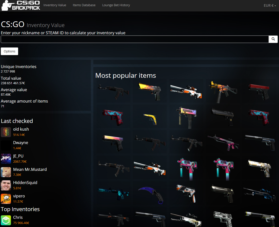 steam inventory value steam inventory value
