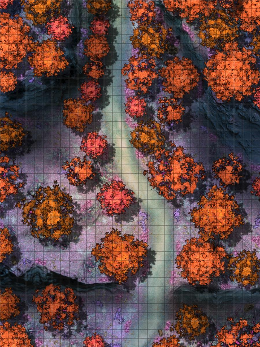 Eerie Forest Battle Map