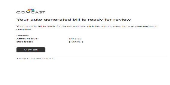 ☑️ Comcast Latest Letter High Quality Send Inbox HTML 2025 ✅