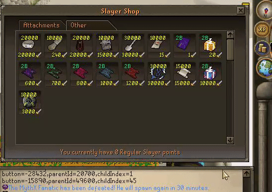 Bonds in Slayer Shop