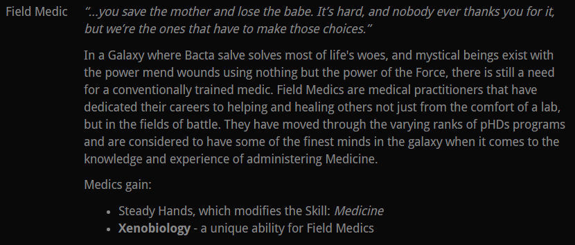 Field Medic