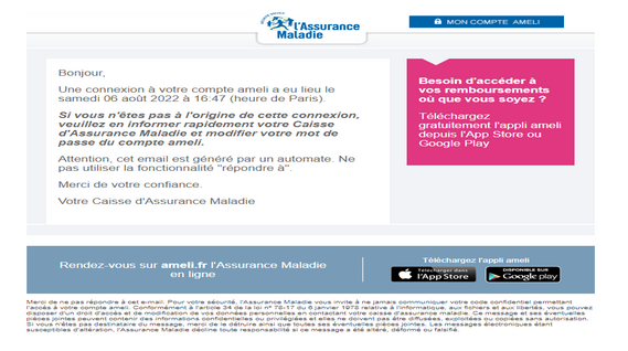 ✔️ Ameli Assurance France V5 Letter Inbox To All ☑️