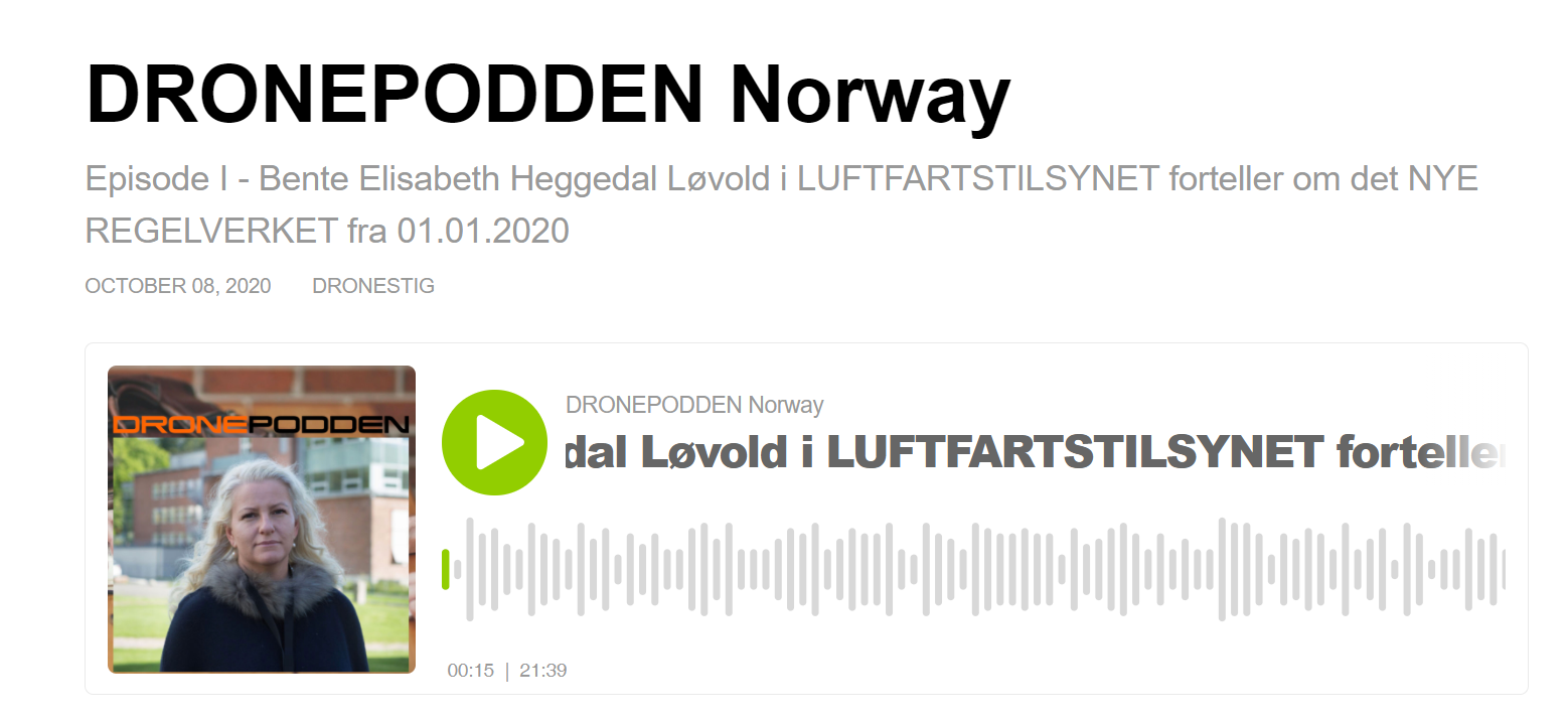 Dronepodden fra Droneklubben!