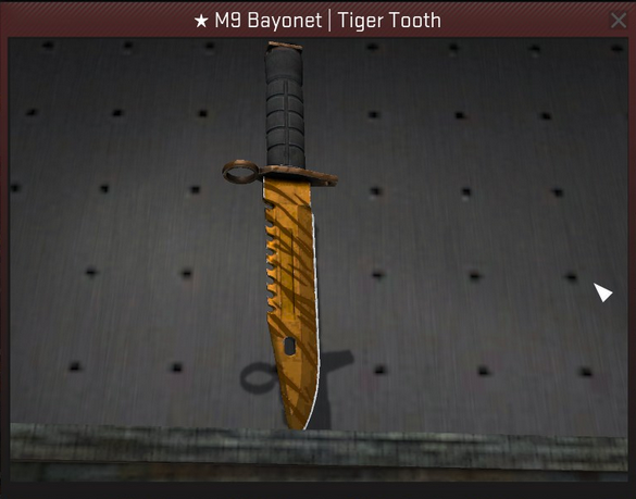 Tiger tooth factory new