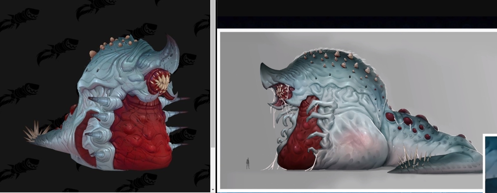 Will be interesting to see Blood God's size in-game as compared to ...