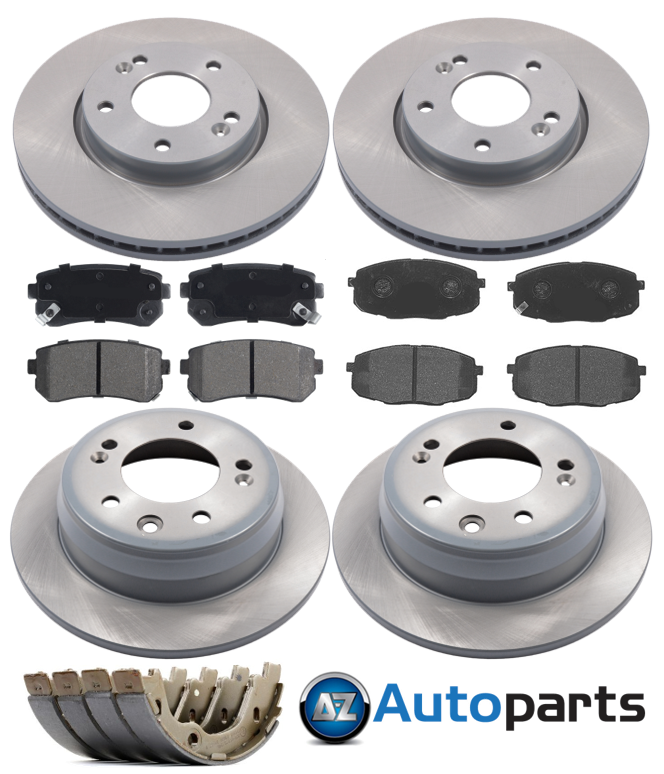 For Hyundai i30 1.4 1.6 2.0 20072011 Front & Rear Brake Discs, Pads
