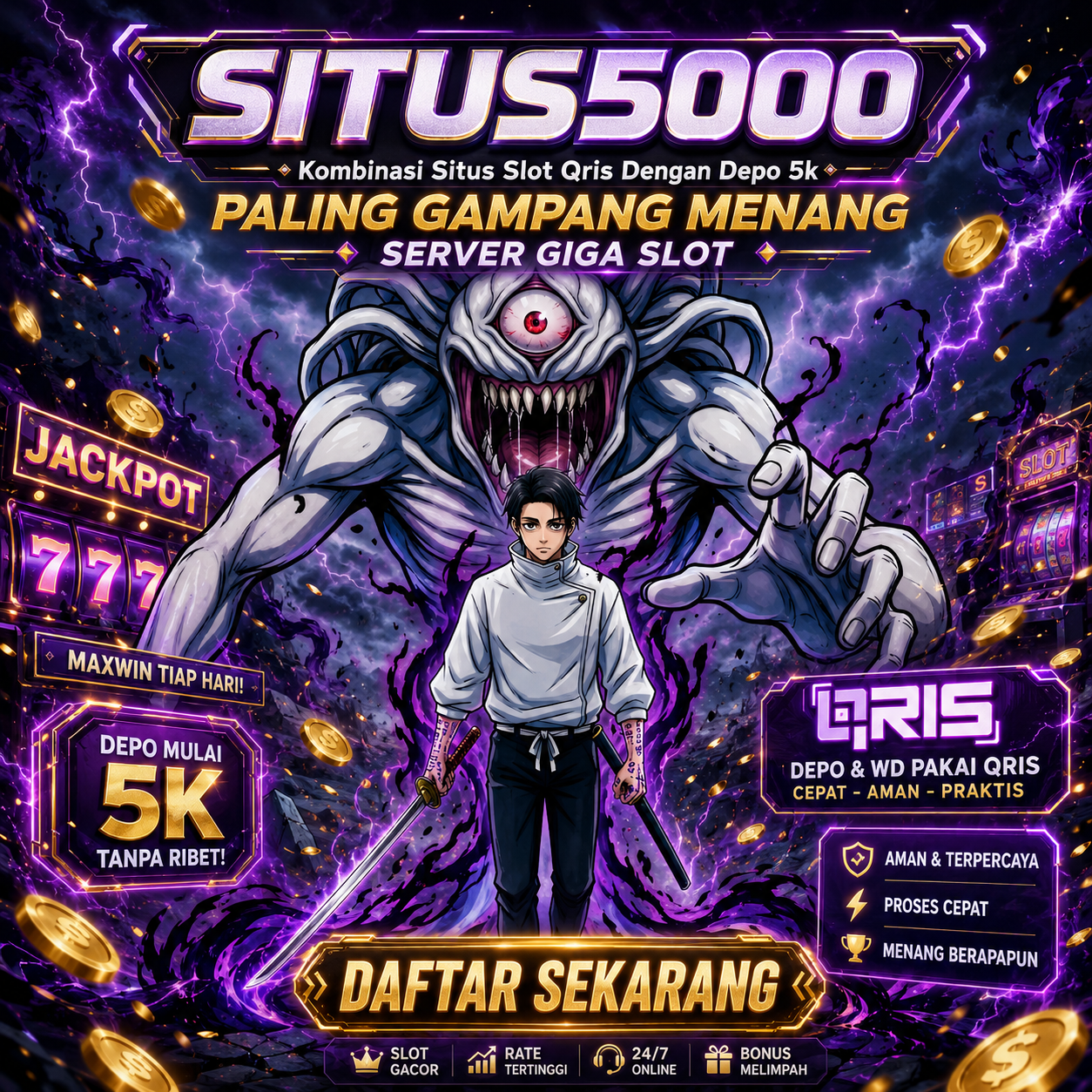 SITUS5000 - Kombinasi Situs Slot Qris Dengan Depo 5k Paling Gampang Menang Server Giga Slot
