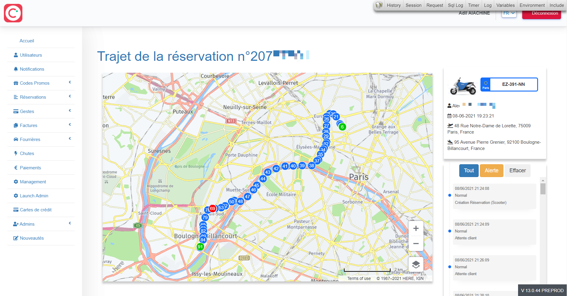 City tracking