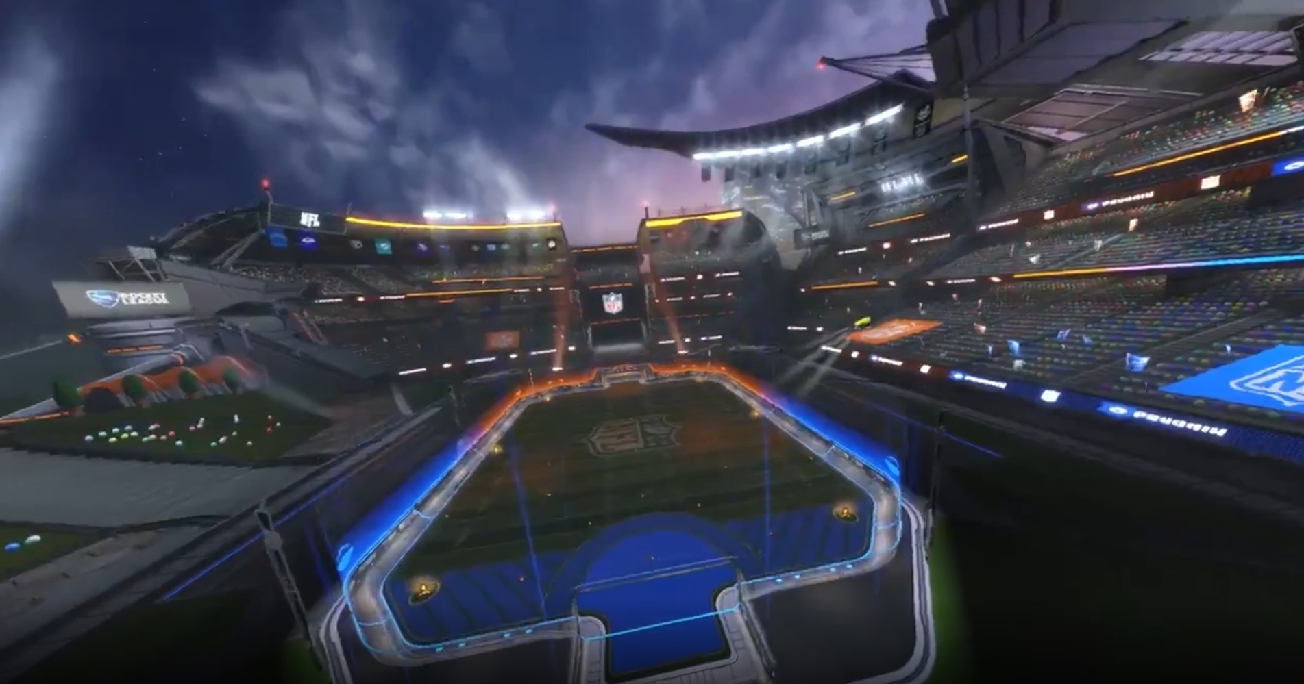 rocket league teams up with the nfl for super bowl LV