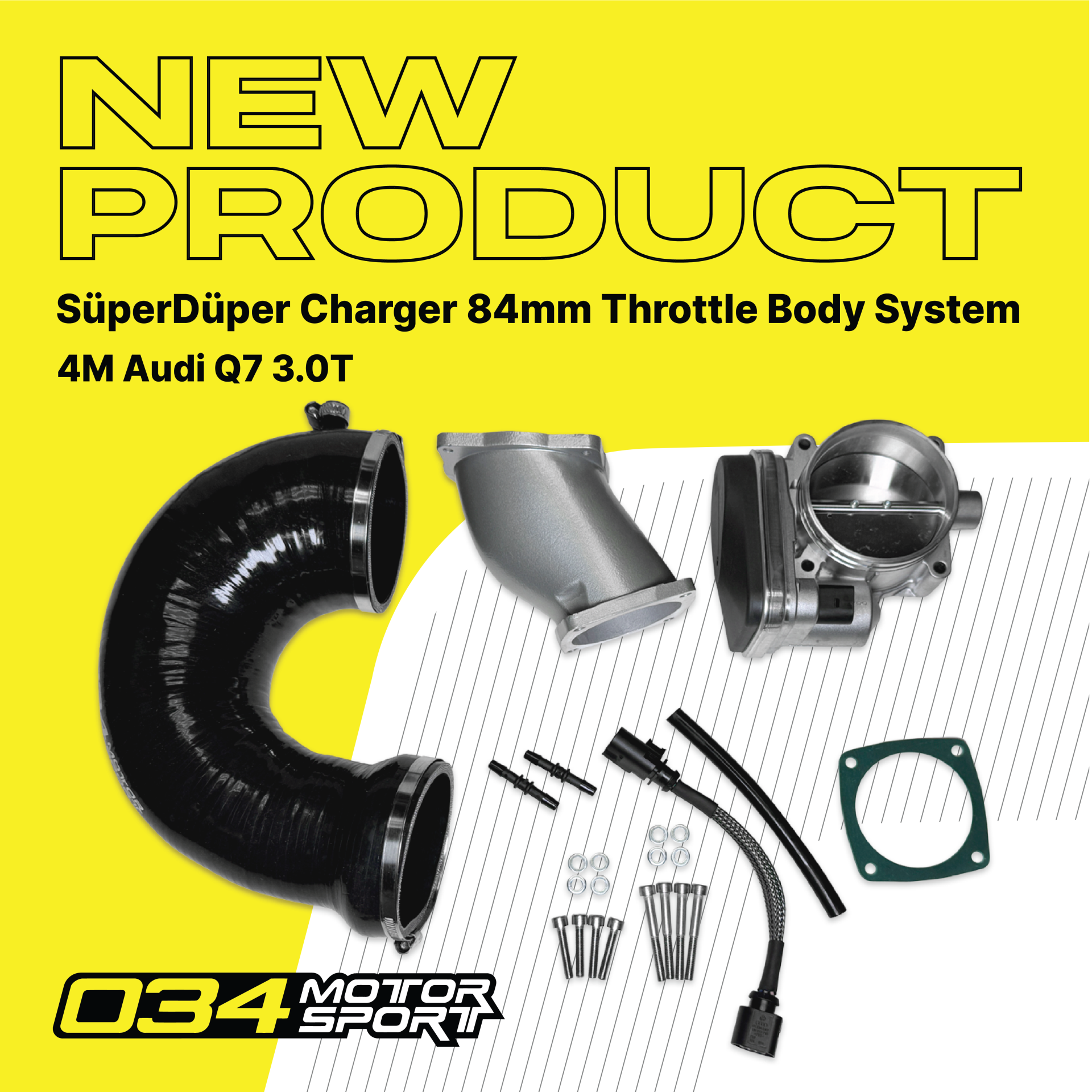 034MOTORSport Süperdüper Charger 84mm Sistema de corpo do acelerador, 4m Audi Q7 3.0tfsi agora disponível no 034Motorsport! 034MOTORSport Süperdüper Charger 84mm Sistema de corpo do acelerador, 4m Audi Q7 3.0tfsi agora disponível no 034Motorsport!