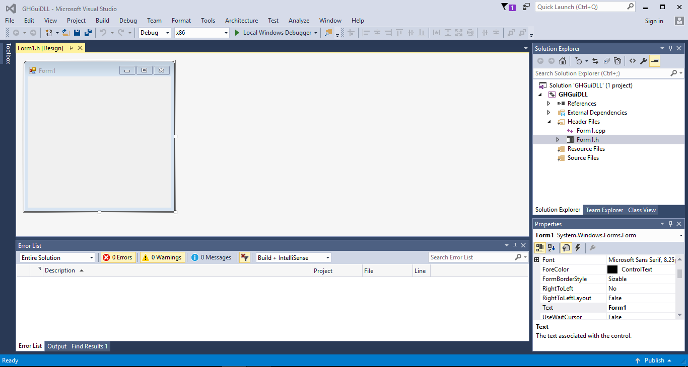 C++ How to add a GUI to a DLL Trainer