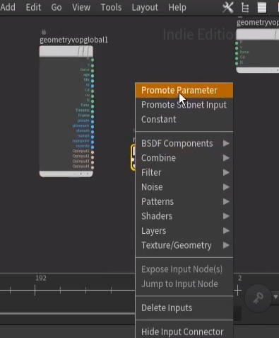 houdini 16.5 no promote parameter