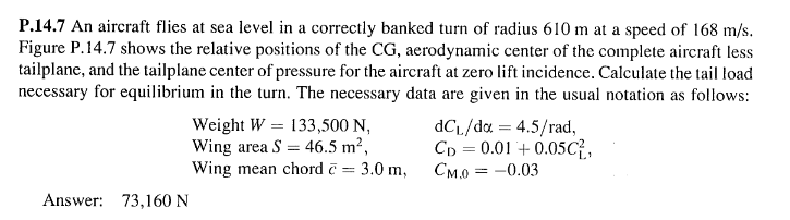 An aircraft flies at sea level in a correctly banked | Chegg.com