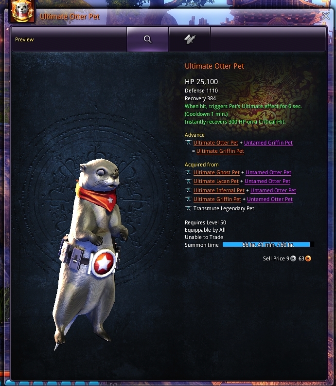 blade and soul ultimate pet