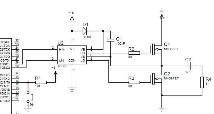 Ir2101pbf схема подключения