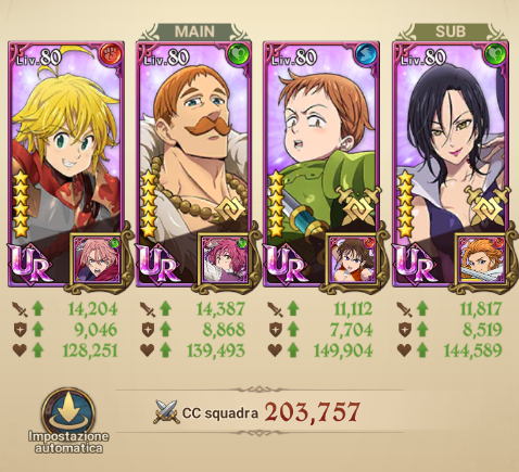 Selling - 7DS Global 2m+ cc Team 204k cc Endgame Account - EpicNPC