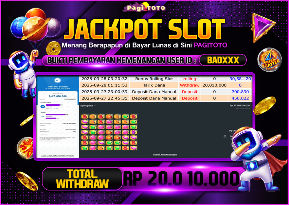 HAPPY JACKPOT MEMBER PAGITOTO SLOT SUGAR RUSH 1000  Rp 20.010.000-, - LUNAS
