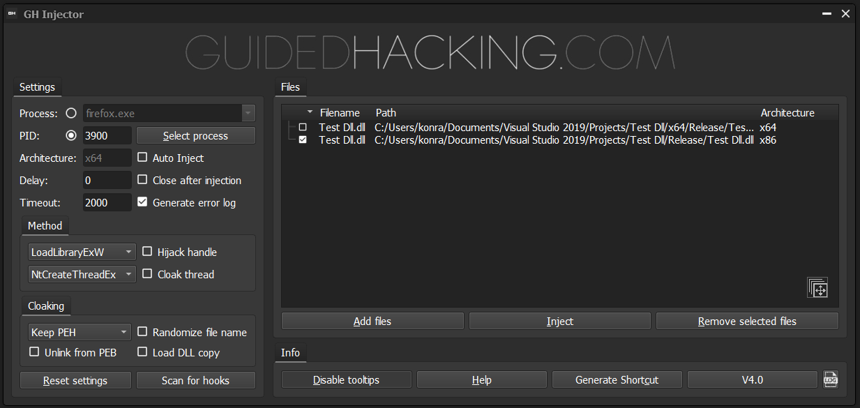 Guided Hacking Dll Injector Guided Hacking - roblox dll pack