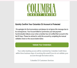 Columbia CU Letter High Quality Send Inbox HTML