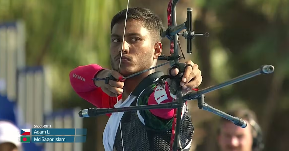 Sagor Islam, one of the youngest Archers at the 2024 Olympics