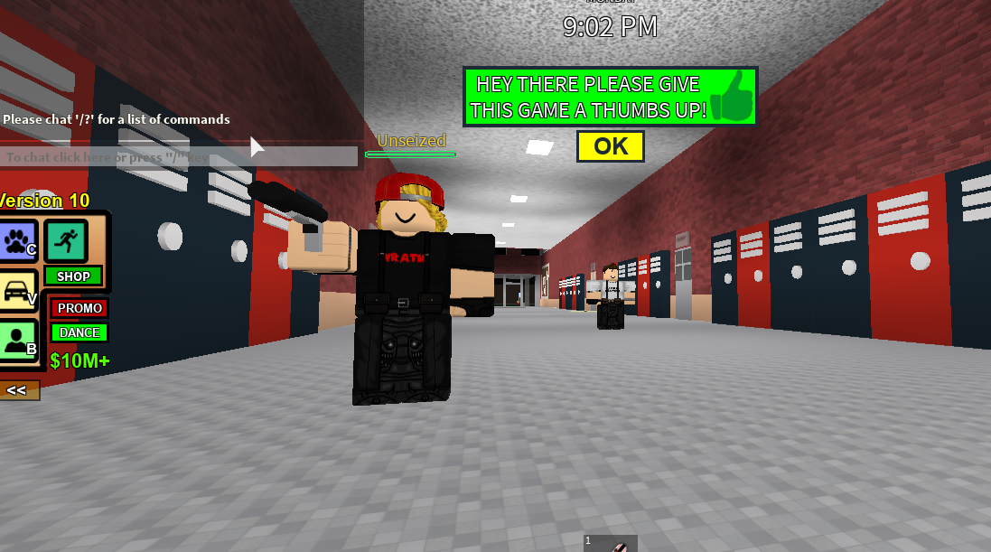 Roblox school shooter