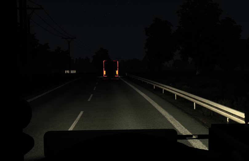 Poor light in trailer tail lights SCS Software