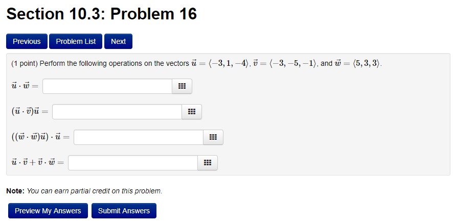 Solved Section 10.3: Problem 16 Previous Problem List Next | Chegg.com