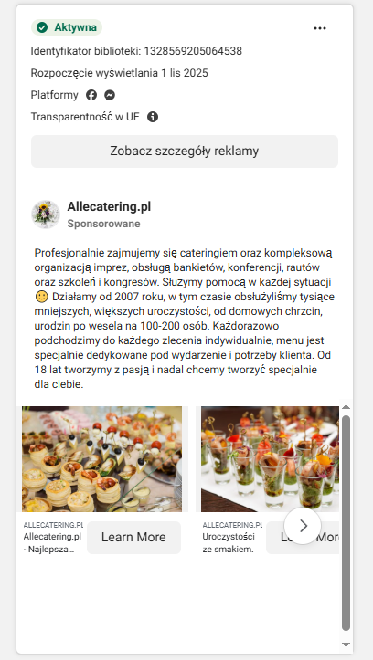 AlleCatering Realizacje