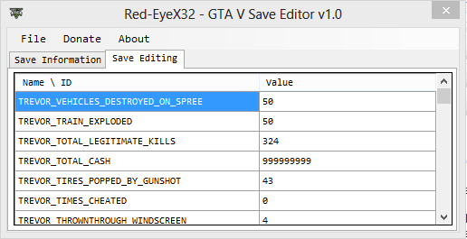 red eyex32 game save editor