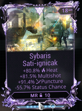 WTS Uncycled Burston and Sybaris Riven Mods - Trading Post - Warframe ...