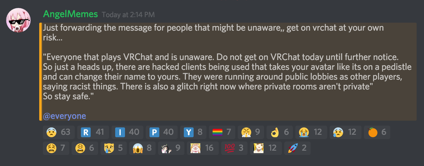 vrchat remove avatar hacked