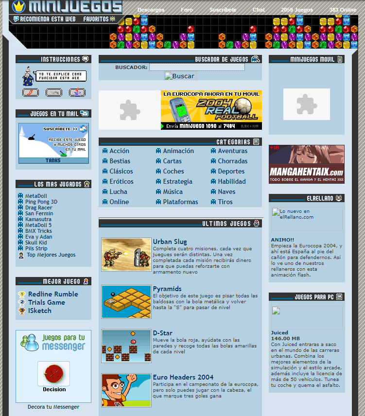 Minijuegos.com En 2004 - Forocoches