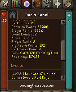 Perk Progress Tracking
