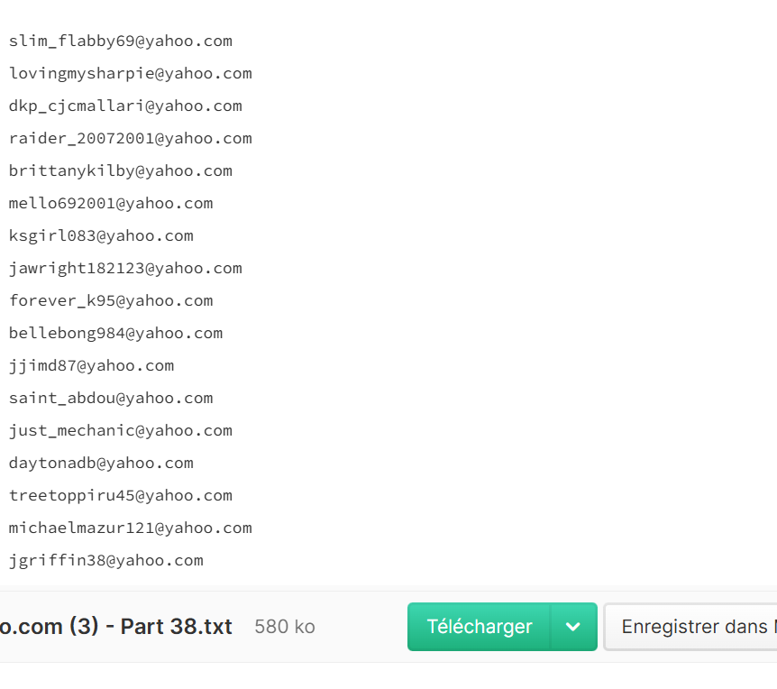 23k @yahoo.com usa Combined Fresh Email Leads fromDatabase Top Quality…