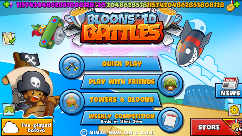 hack bloons td battles 2